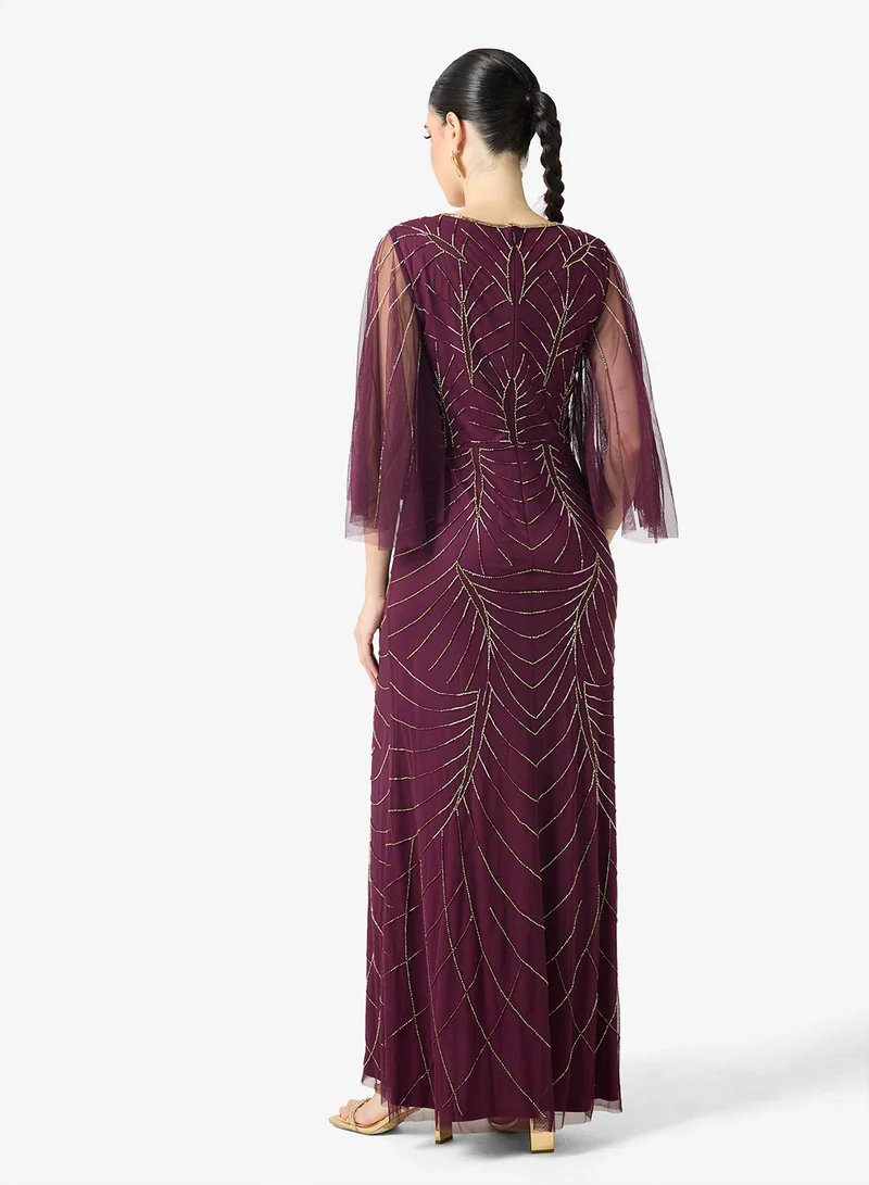 Namshi x Embellished Evening Dress